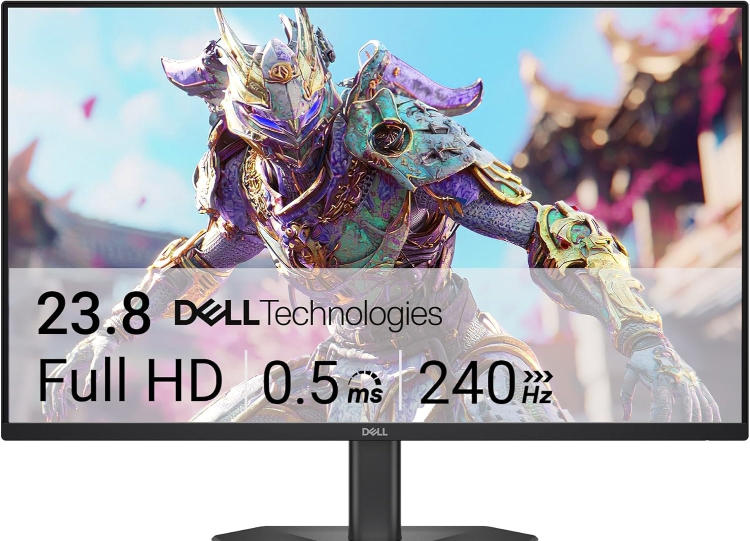 Monitor Dell 24 Full HD 1920 x 1080 - 240 Hz - Painel IPS, 0,5 ms GtG, Brilho de 300 nits, Conforto Ocular TÜV 3 Estrelas - SE2426HG