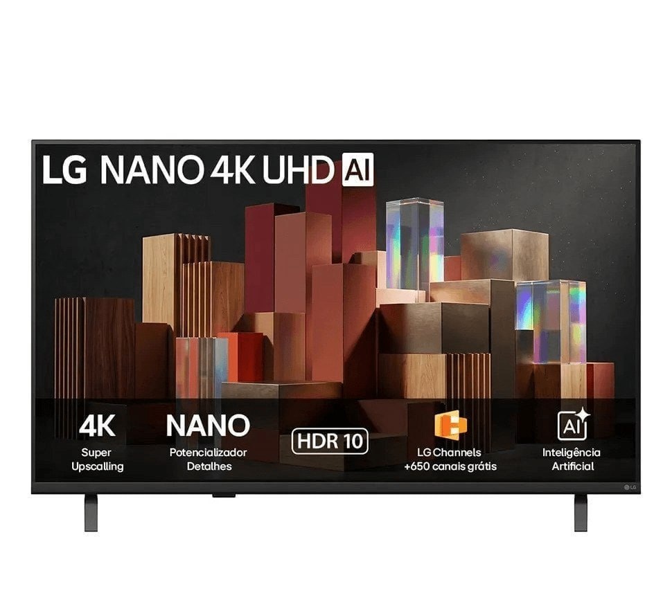 Smart Tv Lg 55 4K Ultra Hd Nano Ai Webos 26 55Un85c Hdr10 Bluetooth Wi-Fi Google Cast