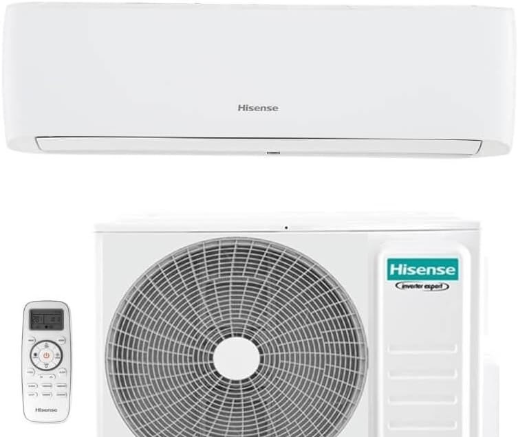 Ar Condicionado Inverter Hisense Hi Wall Eco Plus R-32 sem Wi-fi 12.000 Btus Frio 220v