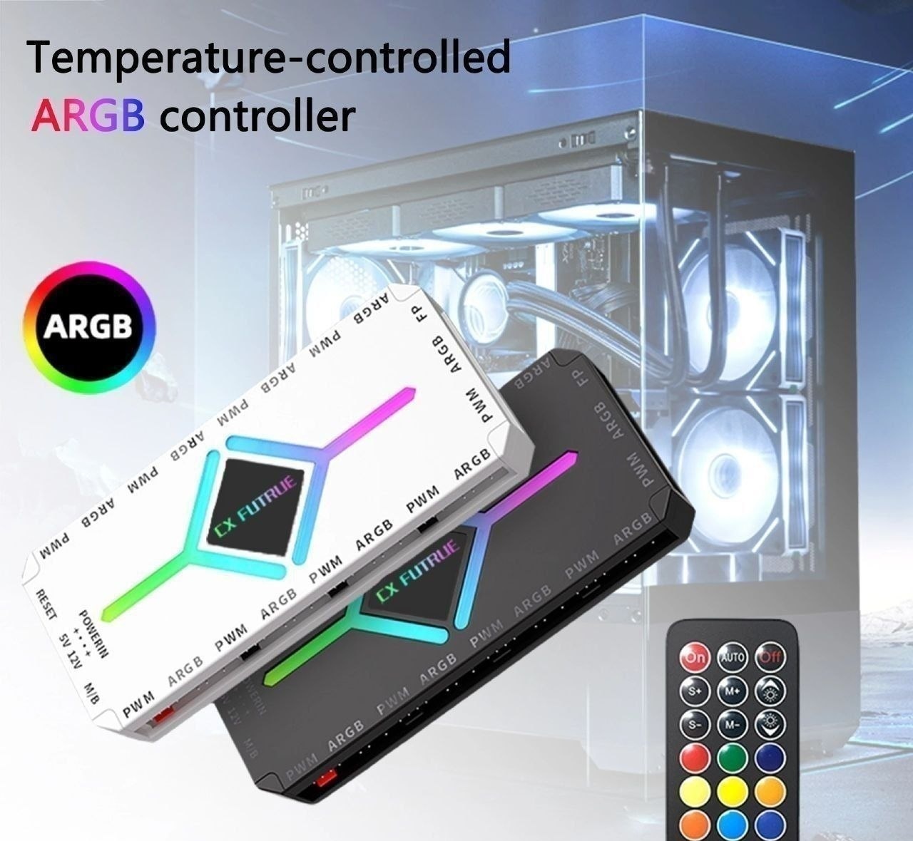 3x Controladora ARGB 3pin 5v, Pwm  controle