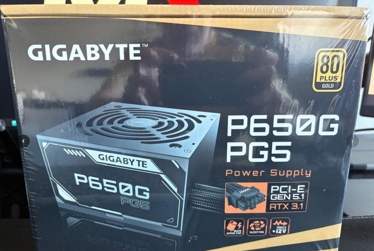 Kabum - Fonte Gigabyte P650G PG5, 650W, 80 PLUS Gold, PFC Ativo, Preto - 28200-P65G5-1CBRR