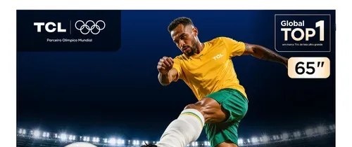 MercadoLivre - Smart Tv Tcl 65 65p8k Polegadas Qled 4k Google Tv 144hz 65p8k