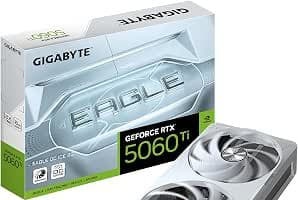 Gigabyte Placa gráfica GeForce RTX 5060 Ti EAGLE OC ICE 8G - 8GB GDDR7