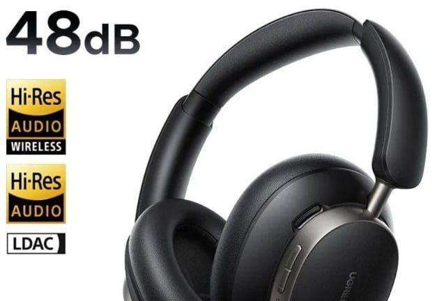 Aliexpress - Studio Pro 48dB ANC Fones de ouvido sem fio  Bluetooth Cancelamento de ruído ativo Hi-Res LDAC 120h Playtime - Ugreen