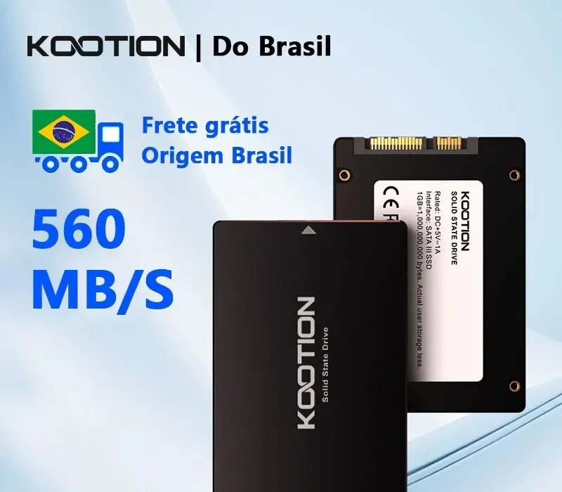 Kootion SSD Sata 3  2.5 Polegada 480 GB
