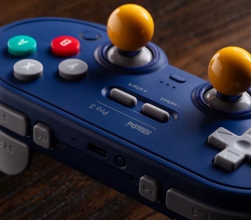 Controle Gamer 8BitDo Pro 3 Retrô, para Switch 12 Windows, Apple, Joysticks TMR, Retro