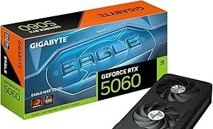 Amazon  Amazon - Gigabyte RTX 5060 Eagle Max OC Placa de Vídeo 8GB GDDR7 NVIDIA GeForce