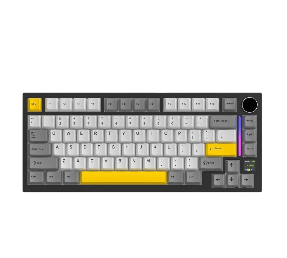 Teclado Mecânico Sem Fio Attack Shark X820 Ultra, RGB, Switch Shark, Star Black - X820 ULTRA Star Black