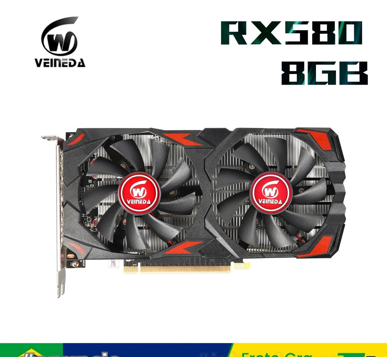 Aliexpress - Placa de video RX 580 8G  RX580
