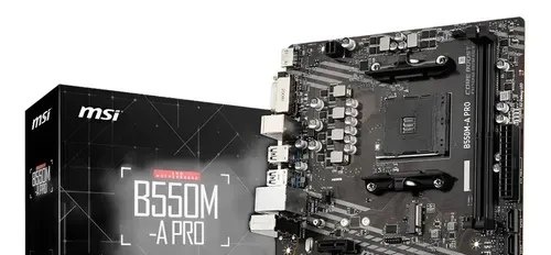 MercadoLivre - Placa-mãe Am4 Msi B550m A Pro Msi Preto