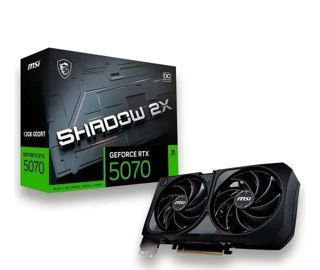 RTX 5070 Placa De Video Nv RTX5070 12GB G7 192bits S 2x Oc Msi
