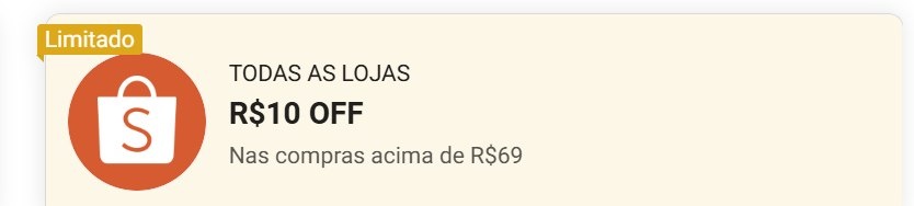 CUPOM SHOPEE