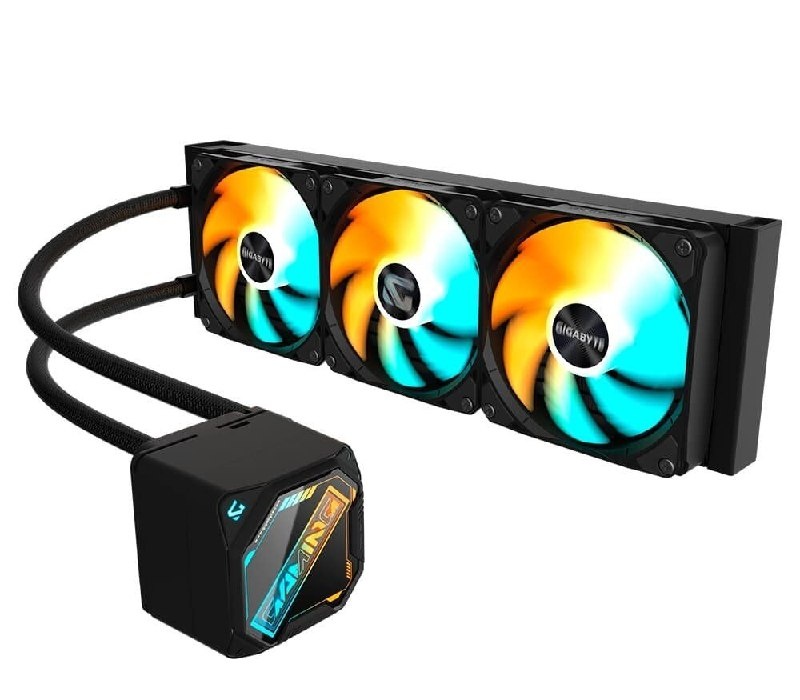 Kabum - Water Cooler Gigabyte Gaming 360, ARGB, 360mm, AMD e Intel, Preto - GP-GIGABYTE GME 360