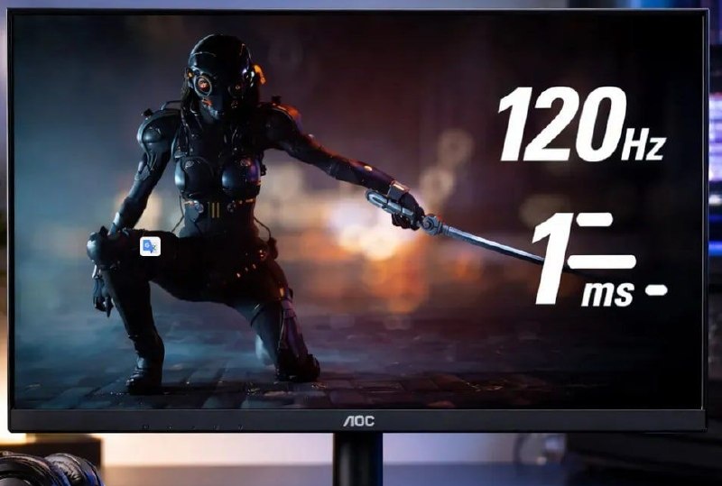 Monitor gamer Aoc Série B30 21.5 Full Hd Gaming 120hz 1ms 22b30hm23 cor preto