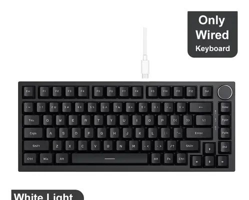 Internacional Teclado Mecânico Ajazz Ak820 Com Fio led white