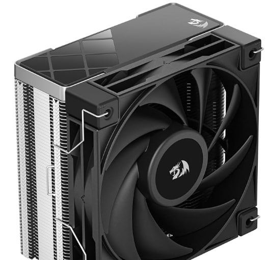 Amazon  Lopes Bits - Air Cooler GamerStorm X Redragon AK400 RD Preto 4 Heatpipes Fan 120 mm