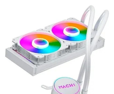 MercadoLivre  Kabum - Water Cooler Mach1 Logic Gk240w Rgb 240mm Branco