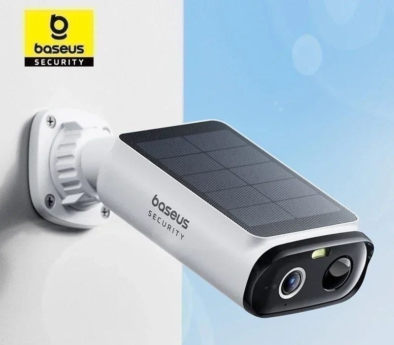 Câmera Baseus Security S1 Lite Câmera de segurança com painel solar 2K, Wi-Fi FOV IP67