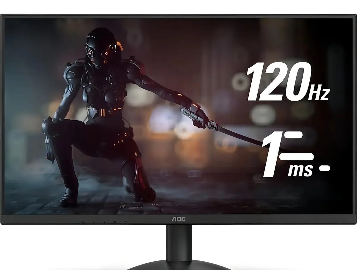 Monitor 27 Aoc Gamer 27b30h357, Full Hd, Ips, 120hz, 1ms Cor Preto