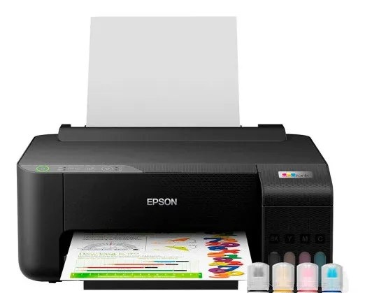 Impressora Epson Ecotank L1250 Tanque De Tinta Colorida Cor Preto