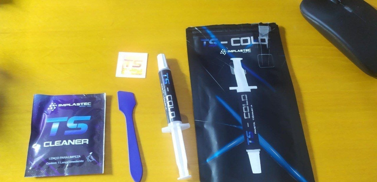 PASTA TÉRMICA TS - COLD 10,5 WMK SERINGA 4G - IMPLASTEC