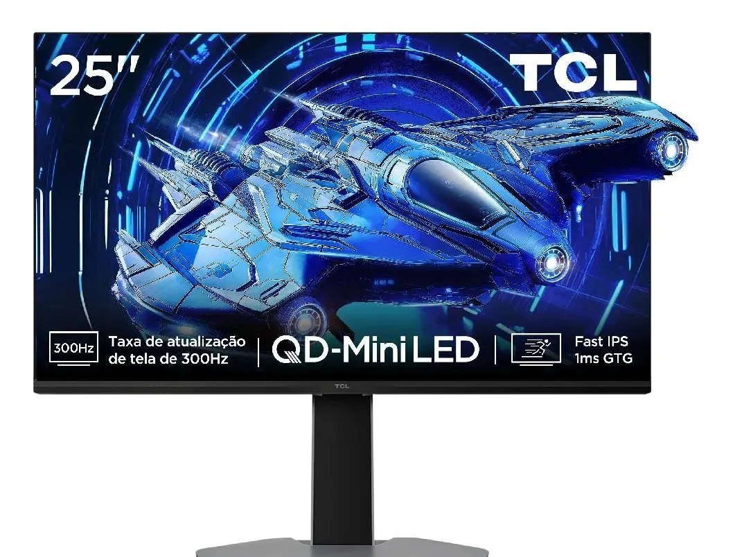 Monitor Gamer Tcl 25 Qd Mini Led Full Hd 300hz 2 Hdmi 25g64