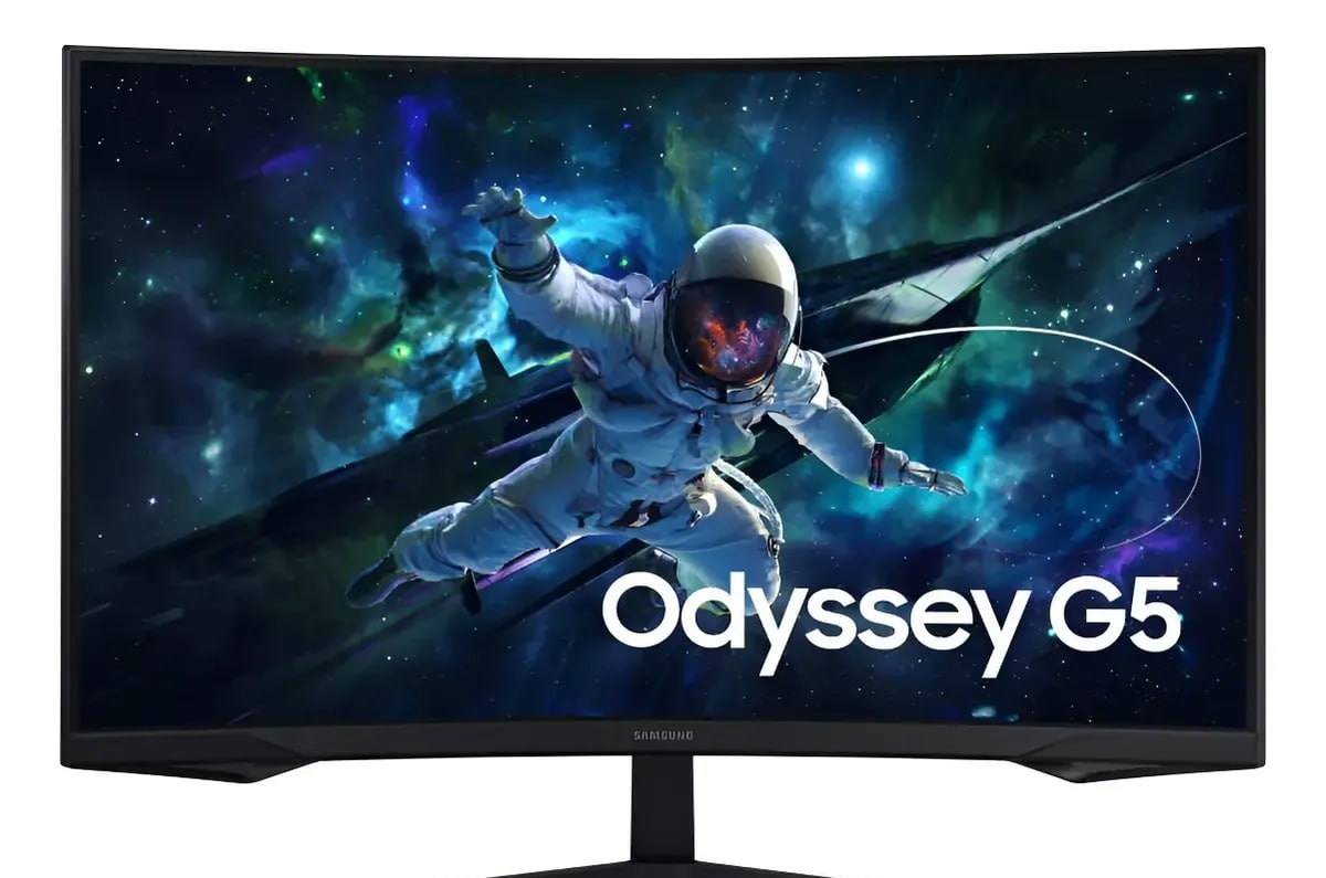 Monitor Gamer Samsung Odyssey G5 32 Curvo 165hz 1ms Bivolt