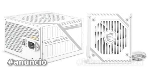 Shopee  lojagigantec - Fonte de Alimentação MSI MAG A650BNL White 650W 80 Plus Bronze PFC Ativo Branco