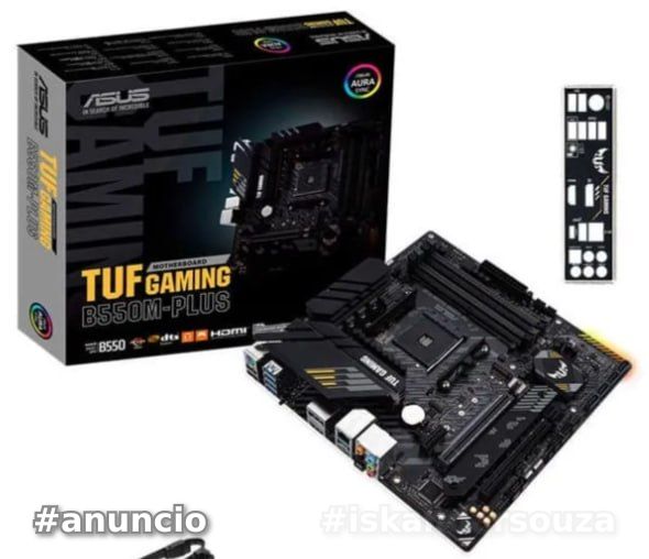 MercadoLivre -  Placa-mãe Asus Amd Am4 B550m-plus Tuf Gaming  DDR4 B550M
