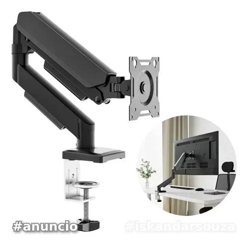 MercadoLivre - Suporte Para Monitores Articulado De Mesa Pistão A Gás 13-32