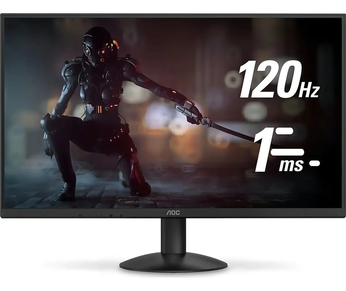 Monitor 27 Aoc Gamer 27b30h357, Full Hd, Ips, 120hz, 1ms Cor Preto