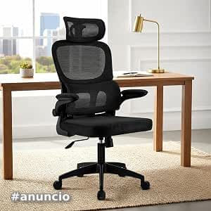 Amazon  Laruno Home - Cadeira de Escritório Almirante P600 Mesh Reclinável Cinza 150Kg
