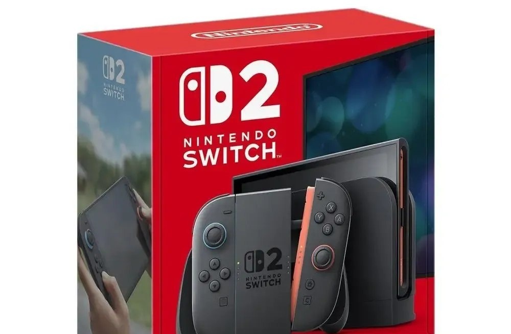 Nintendo Switch 2 - 256GB - 2 Controles Joy-Con Preto e Vermelho Nintendo