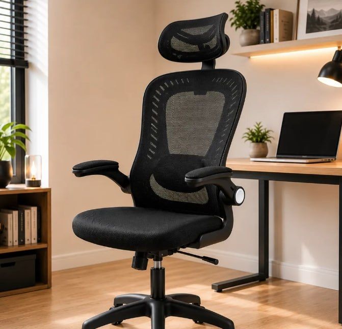 MercadoLivre - Cadeira De Escritório Ergonômica Giratória Premium Tela Mesh