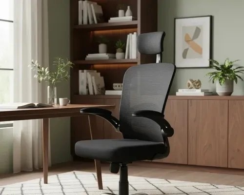 MercadoLivre - Cadeira Escritório Ergonômica Giratória Malha Mesh Syberflex