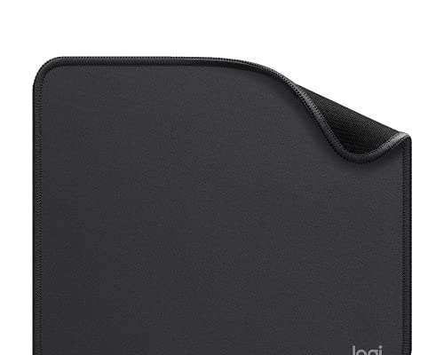 Mouse Pad Logitech Studio Series com Base de Borracha Antiderrapante e Superfície Resistente a Derramamentos - Grafite