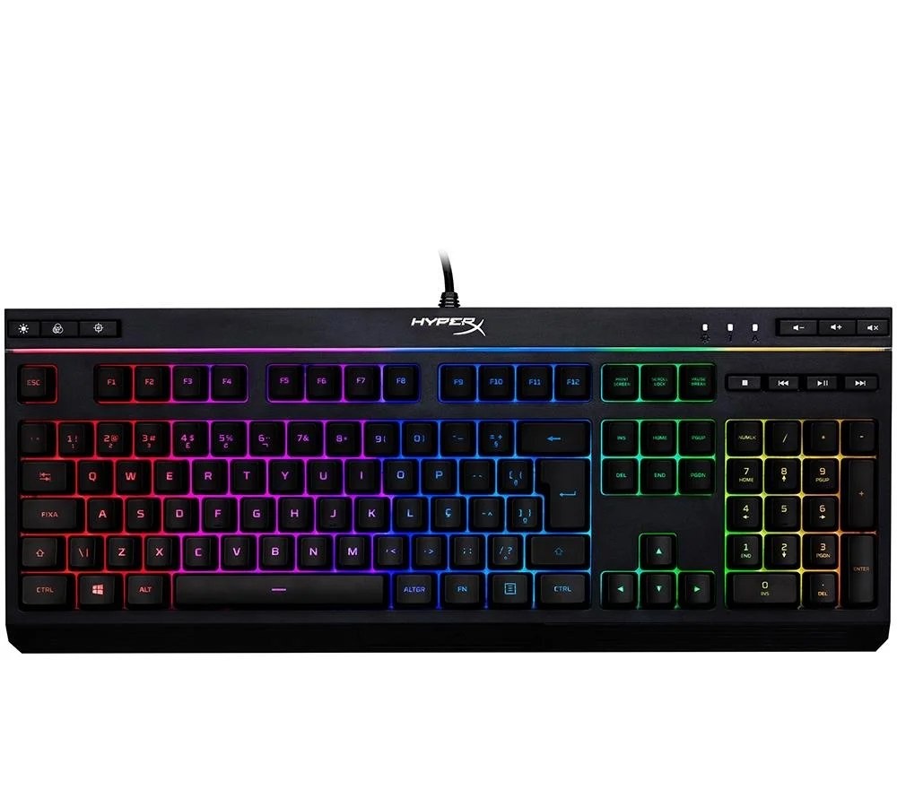Teclado Gamer HyperX Alloy Core RGB, ABNT2 - HX-KB5ME2-BR