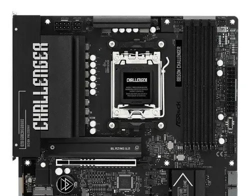 Placa-Mãe ASRock B850M Challenger, AMD AM5, Micro ATX, DDR5 - 90-MXBU40-A0UAYZ