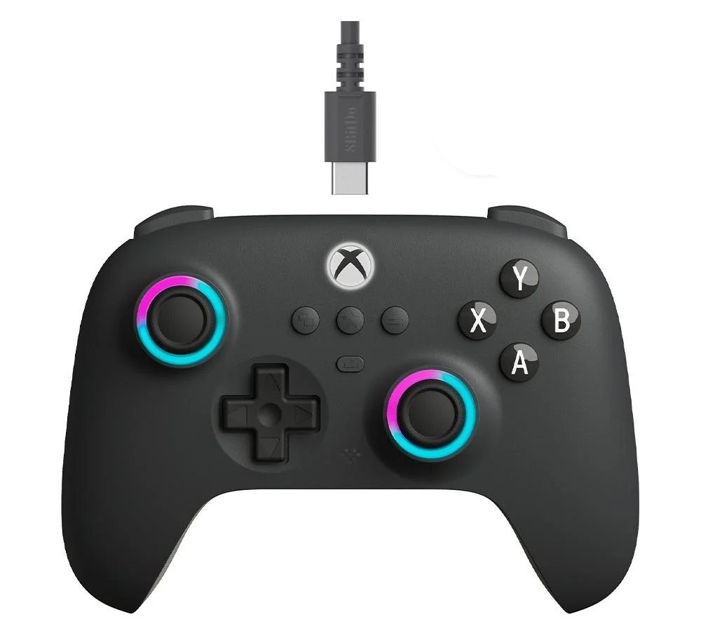 Controle Com Fio 8BitDo para Xbox Ultimate C, Cinza Escuro - 82CF04D