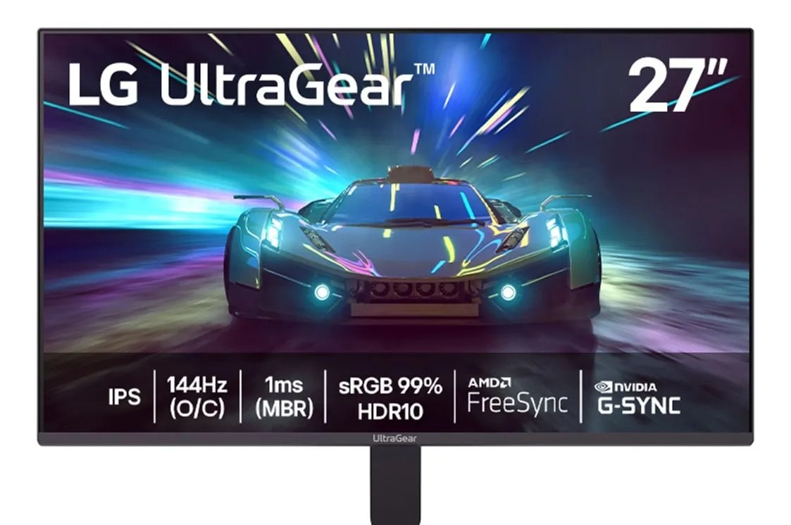 Monitor LG UltraGear 27 144Hz 27G411A-B, FHD, 1ms MBR, NVIDIA G-SYNC, AMD FreeSync, HDR10