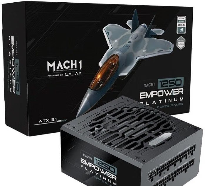 Fonte MACH1 EMPOWER, 1250W, 80 Plus Platinum, Modular, PFC Ativo, Preto - 1250EMPOWER