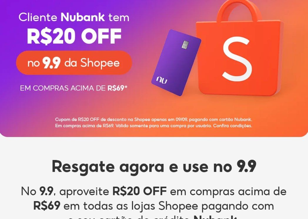 A promoção pode encerrar a qualquer momento.