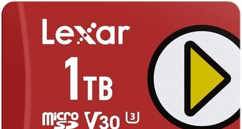 Cartão de Memória Lexar PLAY microSDXC UHS-I cards 1T Upgrade