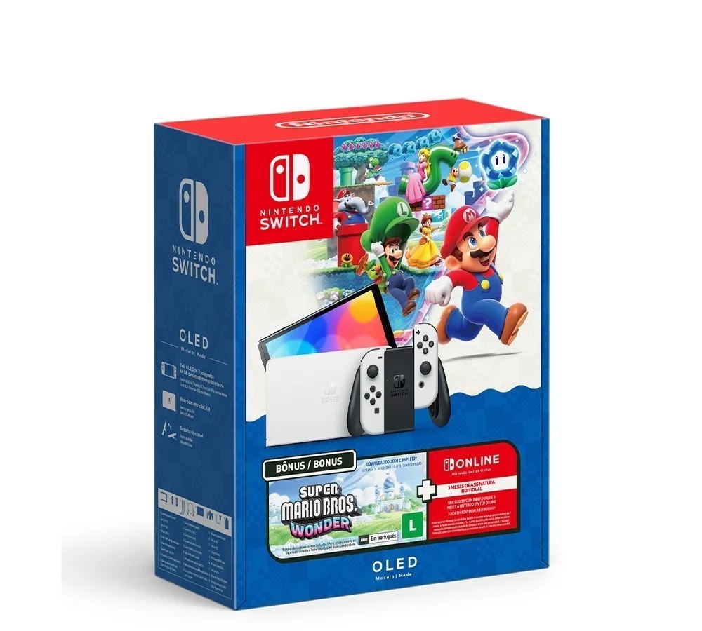 Console Nintendo Switch Oled  Super Mario Bros  3 Meses Nso