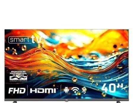 Smart Tv Hq 40 Full Hd - Android Tv, Wi-Fi, Bluetooth - 3 Hdmi, 2 Usb, Gravação via Usb - Hqs40nkhm