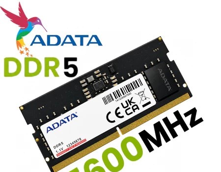 Memória para Notebook Adata 8GB DDR5 4800mhz 5600mhz SODIMM 1RX8 CL46 SAMSUNGSH HYNIXZILIA