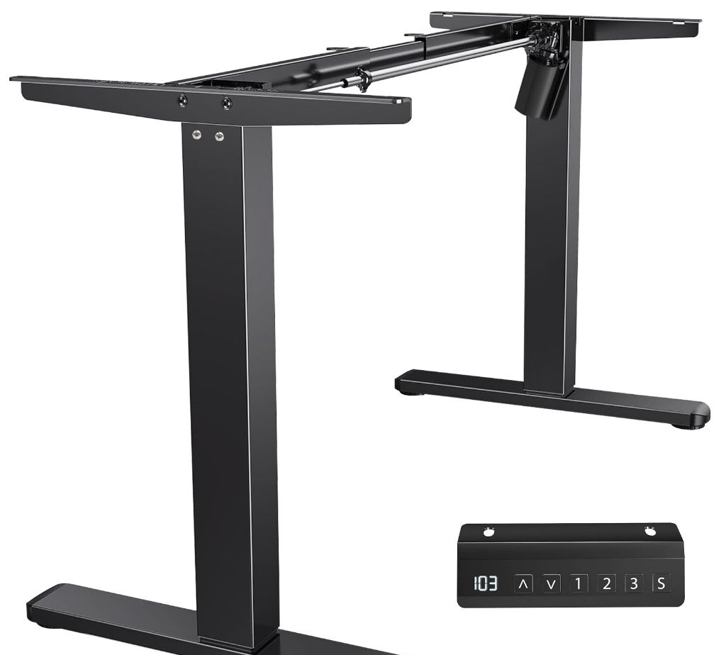 Mesa com Regulagem de Altura Elétrica Estrutura Mesa com regulagem eletrônica e memória  72-120cm