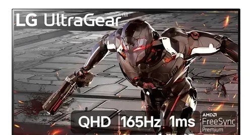 MercadoLivre - LG UltraGear Monitor Gamer 32 VA 165Hz 1ms MBR QHD 2K 2560x1440 HDR10 AMD FreeSync, Preto 32GN600