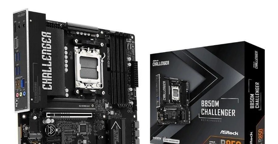 Placa-Mãe ASRock B850M Challenger, AMD AM5, Micro ATX, DDR5 - 90-MXBU40-A0UAYZ