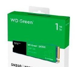 MercadoLivre - Ssd 1tb Western Digital Green Sn350 Nvme, Gen3, M.2 2280 Azul